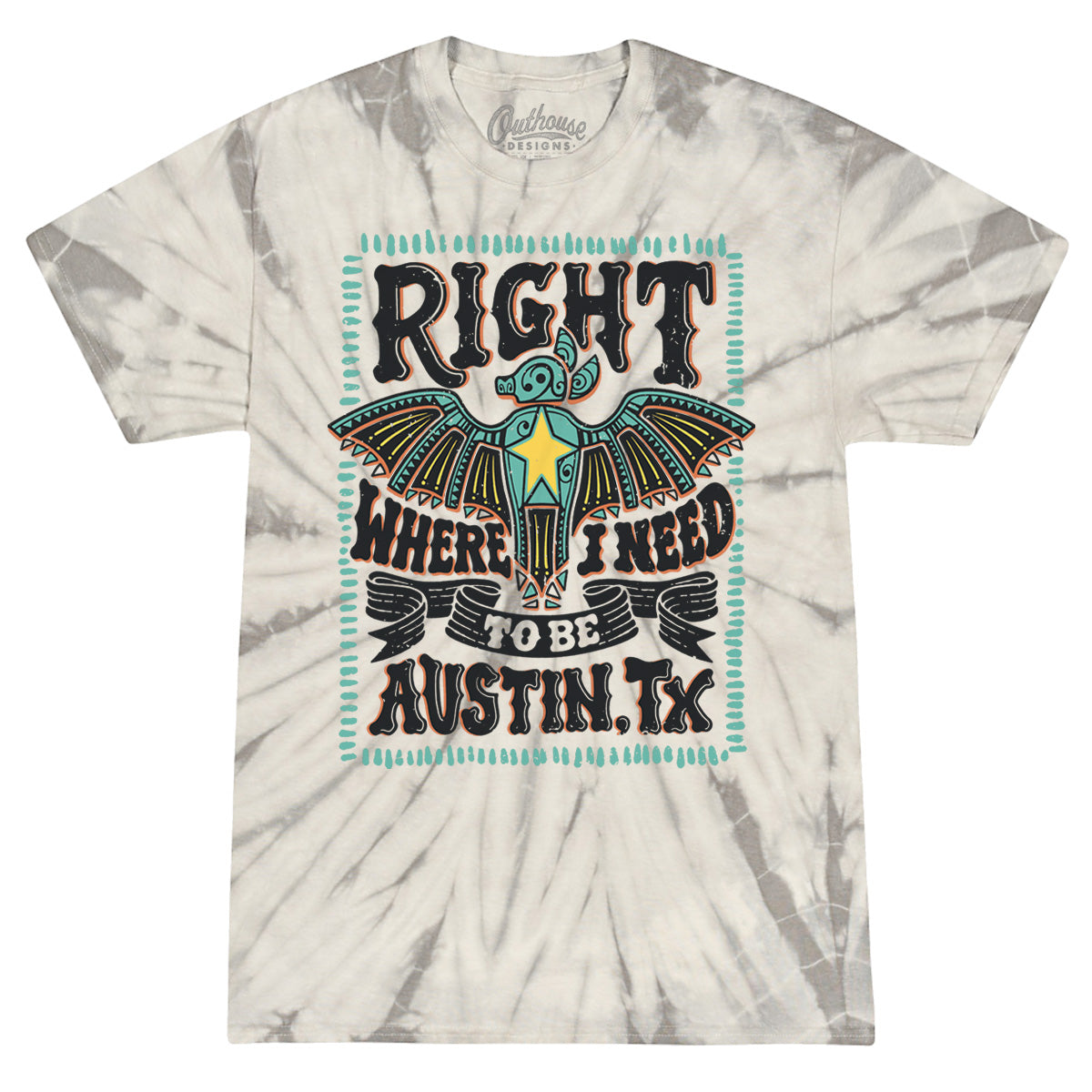 Right Where Spider Silver Tee