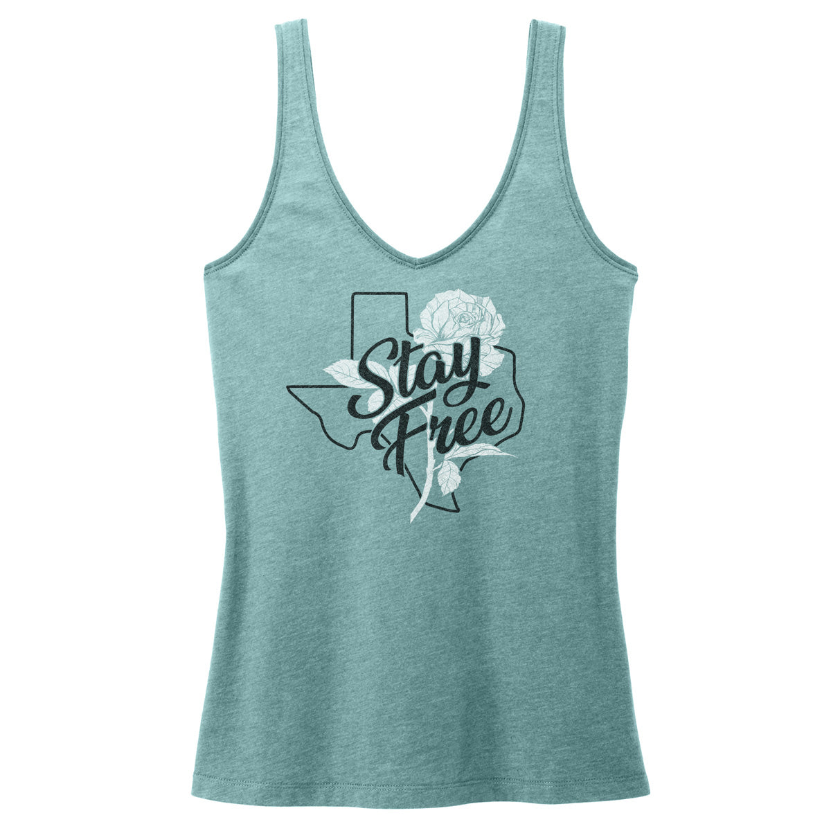 Stay Free Rose Women's V-neck Tank