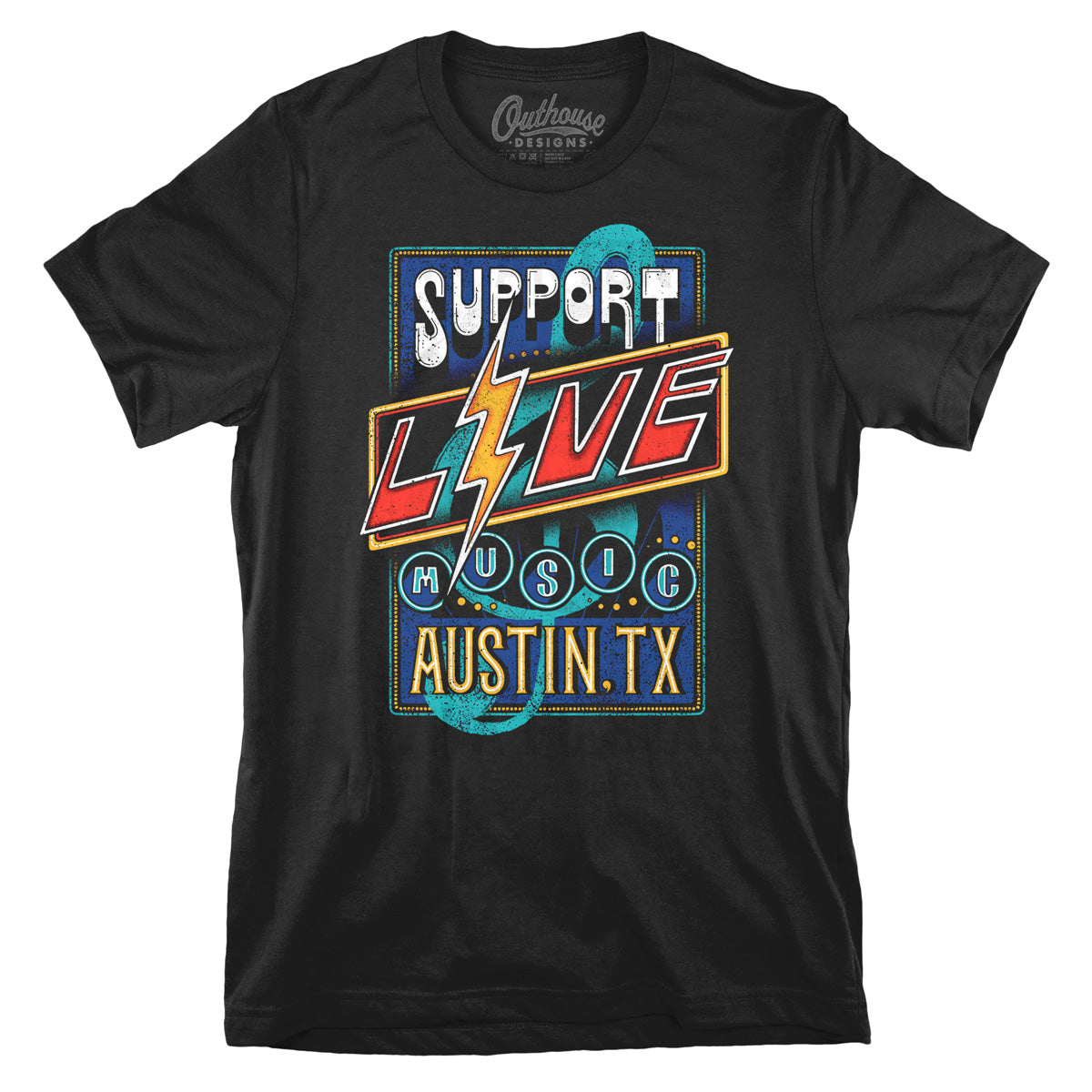 Support Live Music Tee