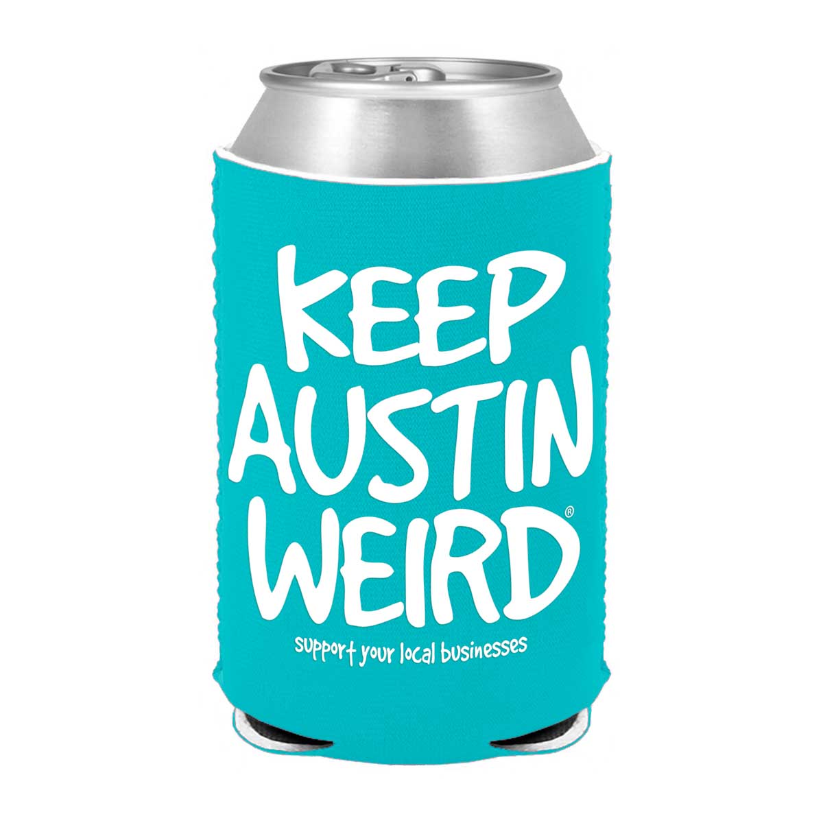 Keep Austin Weird® Tie-Dye Bottle Opener Drink Sleeve