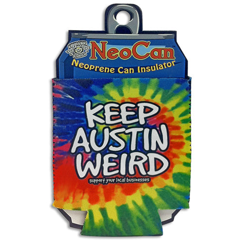 Keep Austin Weird® Tie-Dye Bottle Opener Drink Sleeve