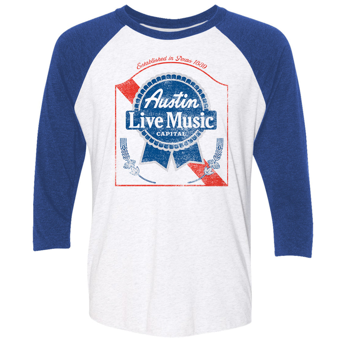 Austin Blue Ribbon Raglan