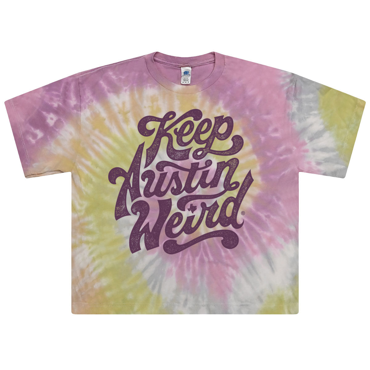 Keep Austin Weird® Desert Rose Women's Crop Tee
