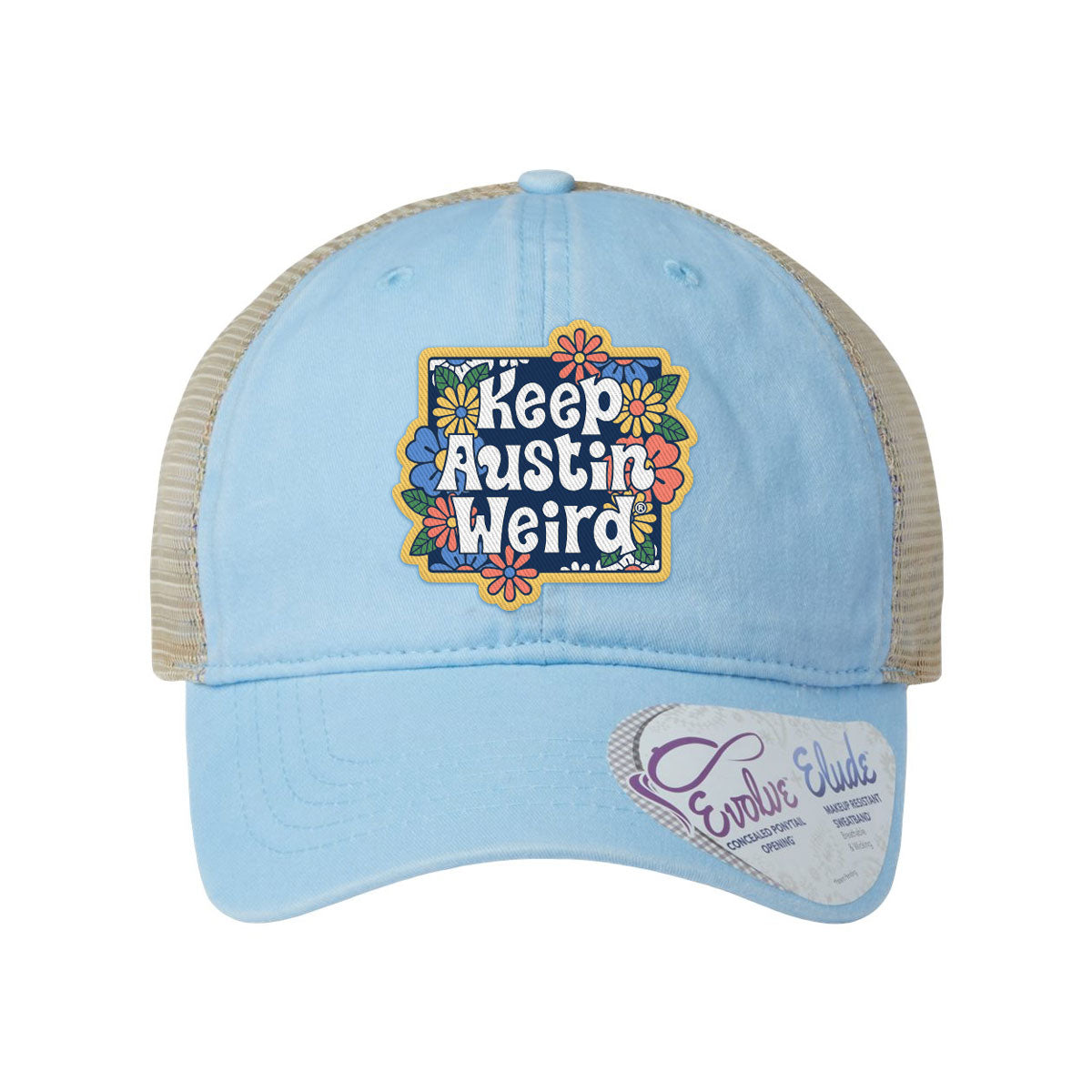 Keep Austin Weird® Floral Patch Cap