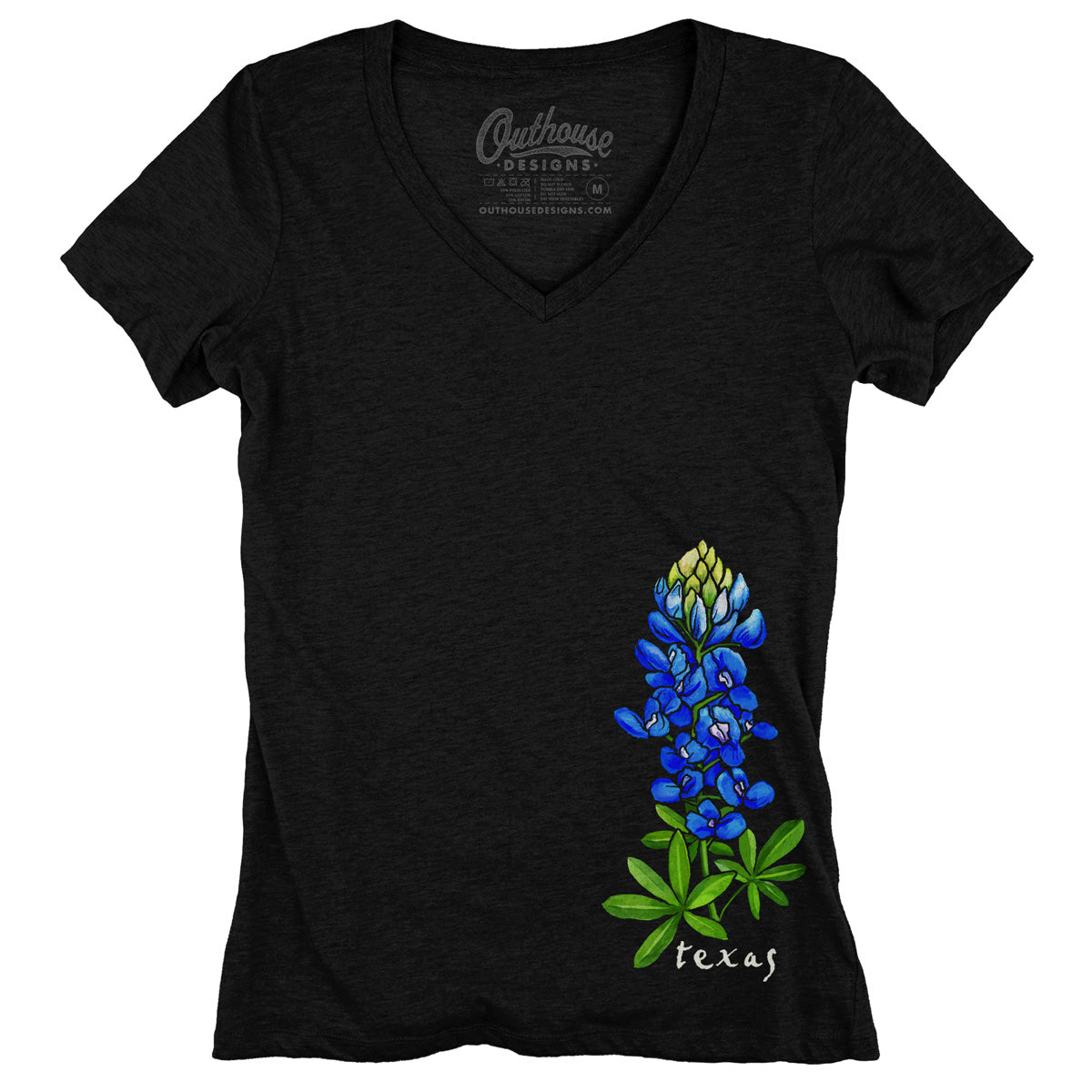 Texas Bluebonnet Women's V-neck Tee