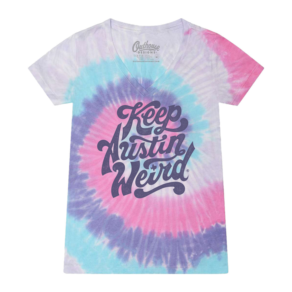 Keep Austin Weird® Unicorn Women's V-neck Tee