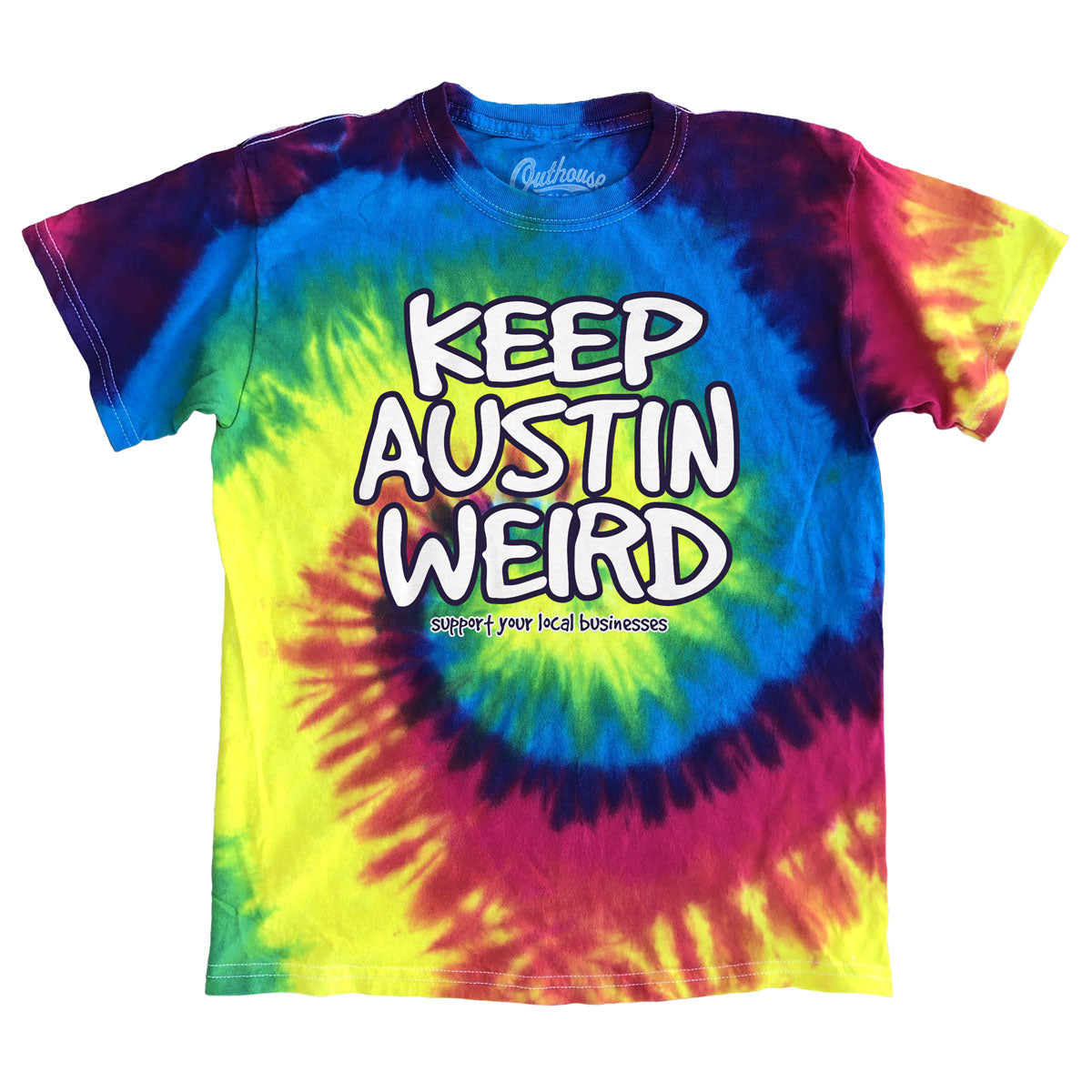 Keep Austin Weird® Youth Tie-Dye Tee