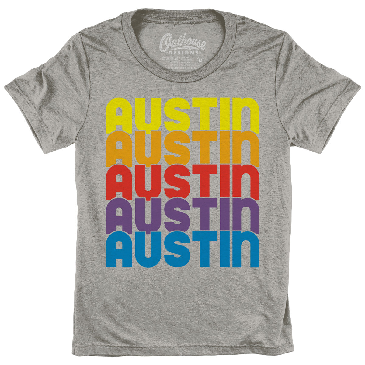 Austin Stacked Youth Tee