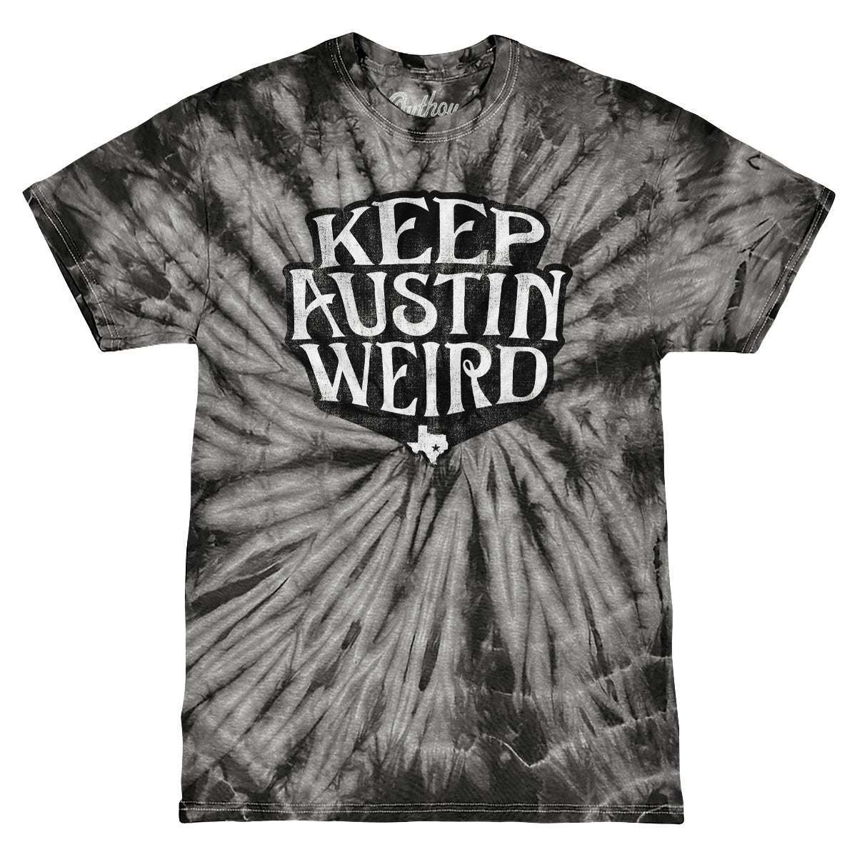 Keep Austin Weird® Block Tie-Dye Tee