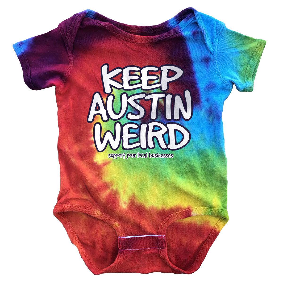 Keep Austin Weird® Tie-Dye Onesie