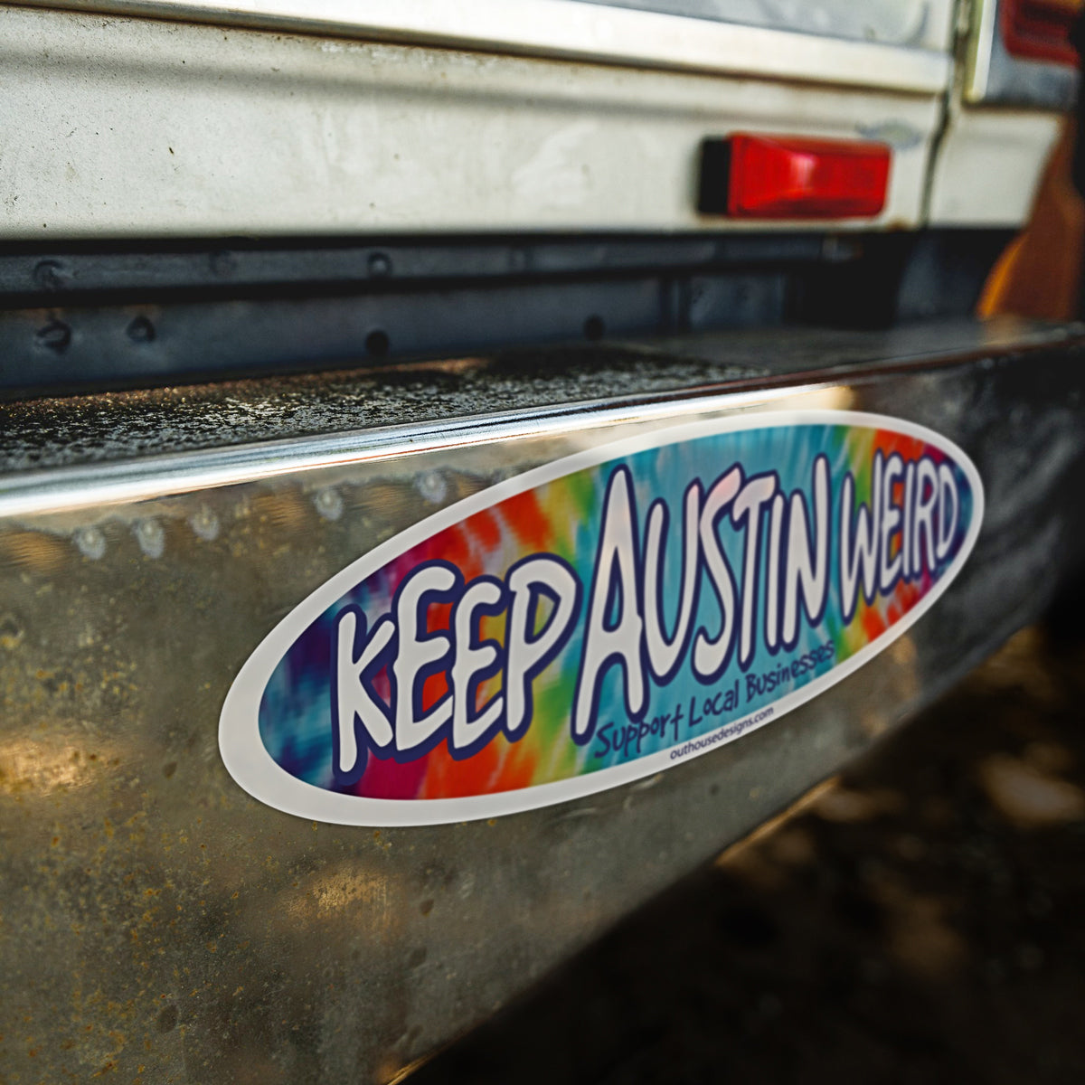 Keep Austin Weird® Tie-Dye Sticker