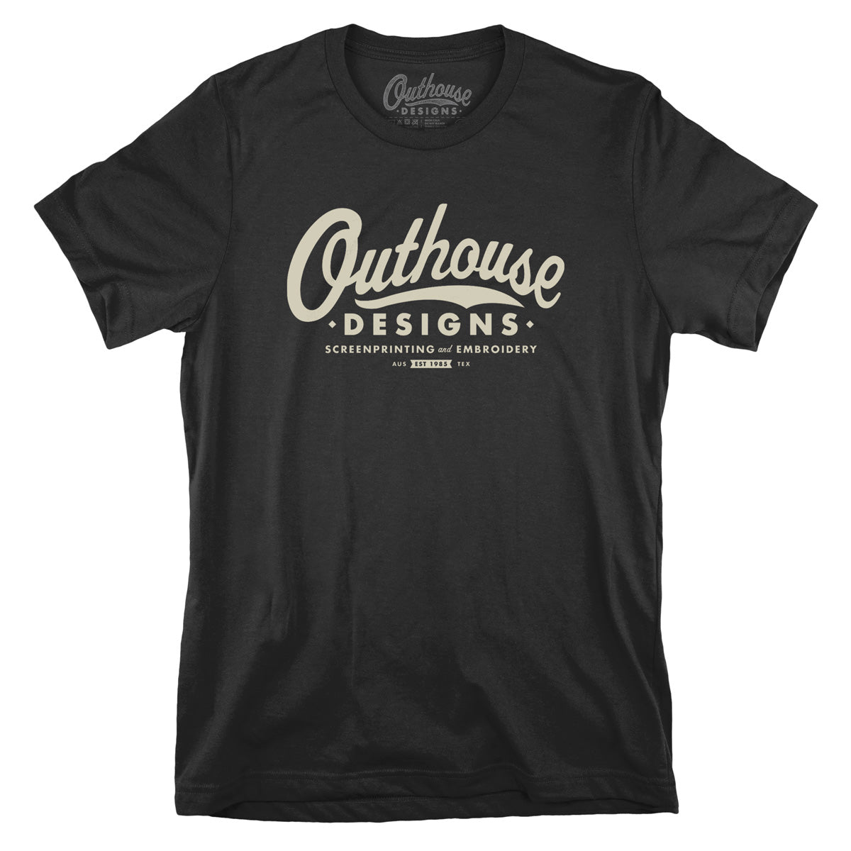 Outhouse Script Tee