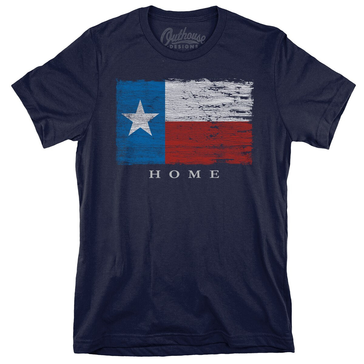 Torn Texas Home Flag Tee