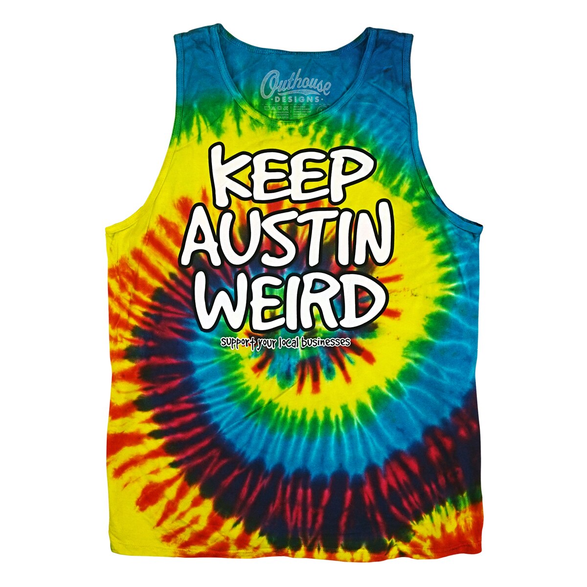 Keep Austin Weird® Tie-Dye Tank