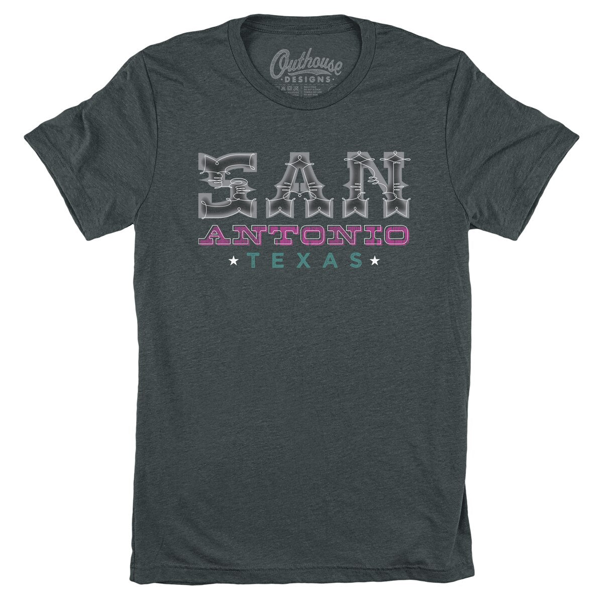 San Antonio Pinstripe Tee